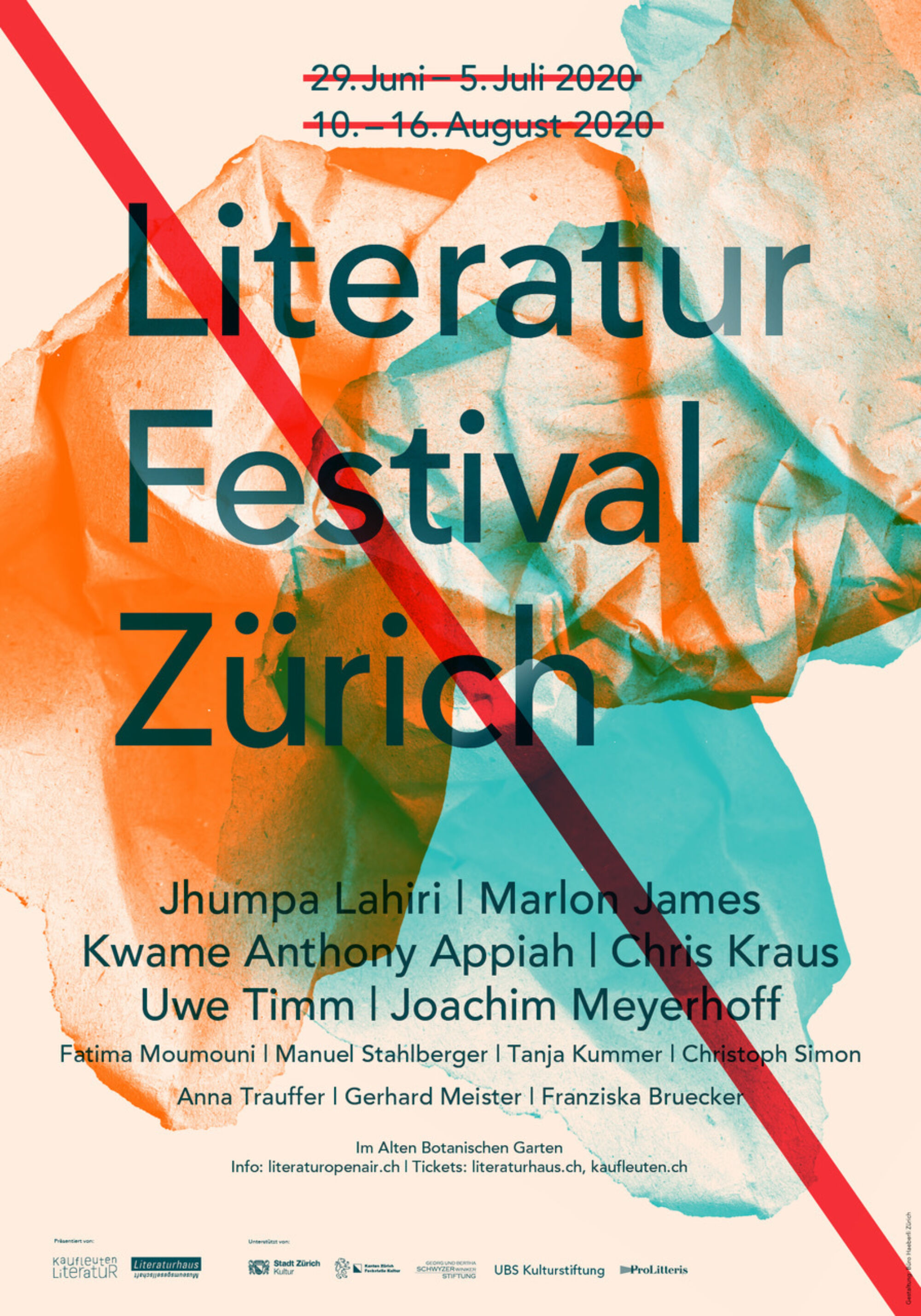 KL Literaturfestival2020 Poster